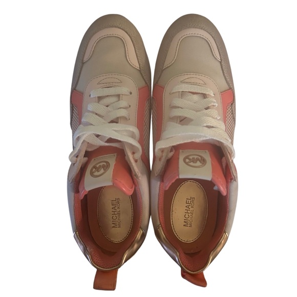 Michael Kors pink and white athletic sneakers - Picture 5 of 5